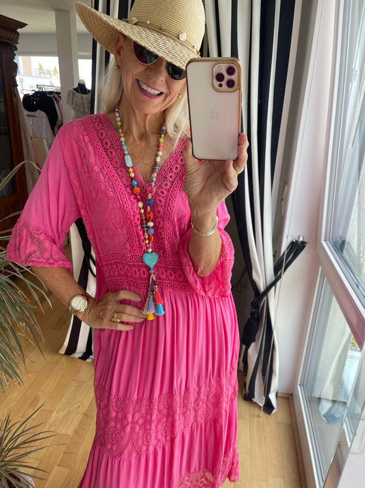 Kleid LUCA pink, jetzt €89,90 anstatt €119,90… ein zauberhafter, sommerlicher Spitzentraum