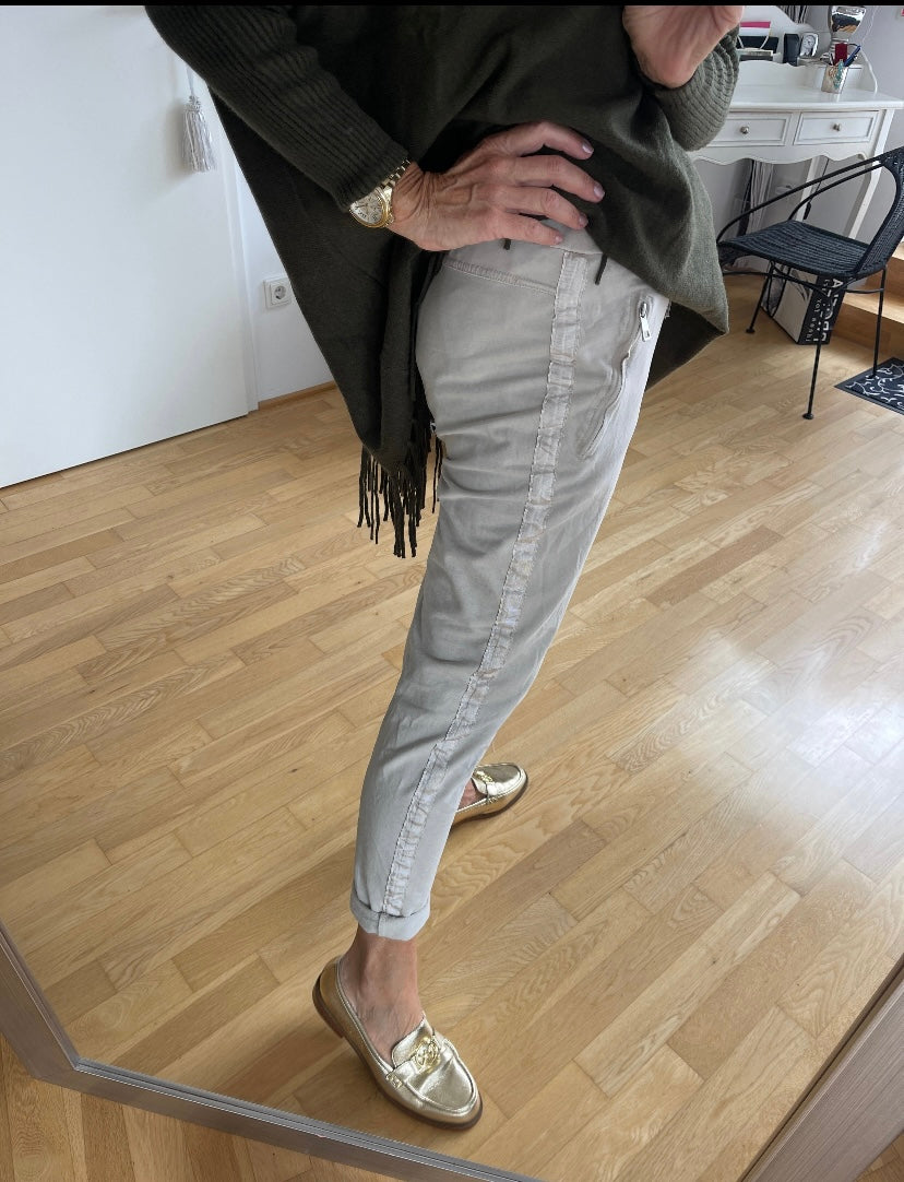 Hose KRETA beige Gr.XXL  €79,90; perfekt sitzende Stretchhose; leger wie elegant zu kombinieren