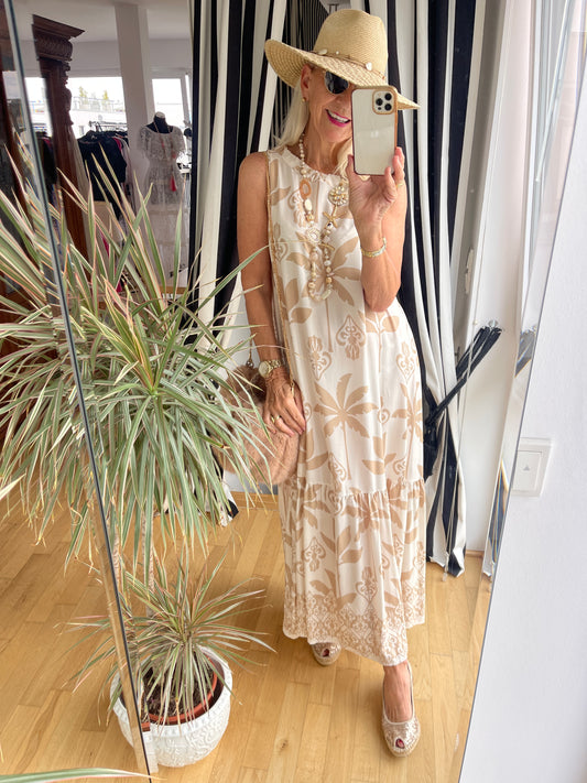 Kleid KAPPA beige; im Outlet jetzt 99,90€ anstatt €129,90… so edel, so stylisch .. total schick